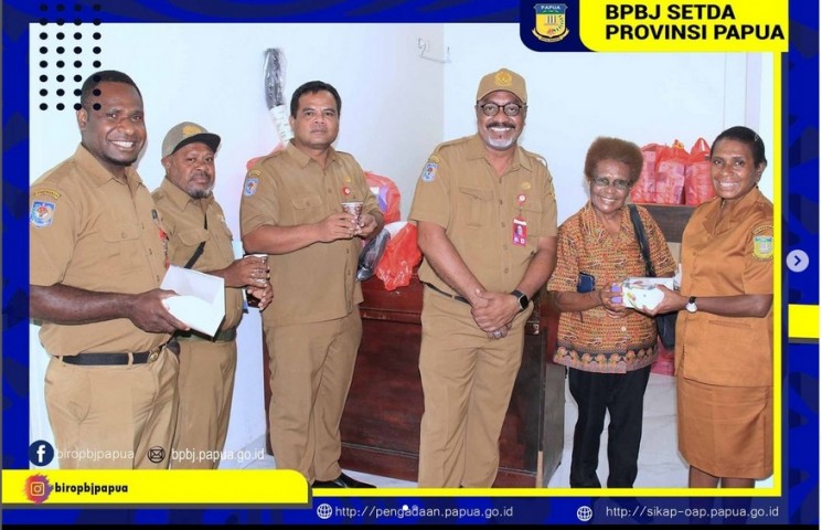 Biro PBJ Belanja Lewat Katalok Lokal Papua 